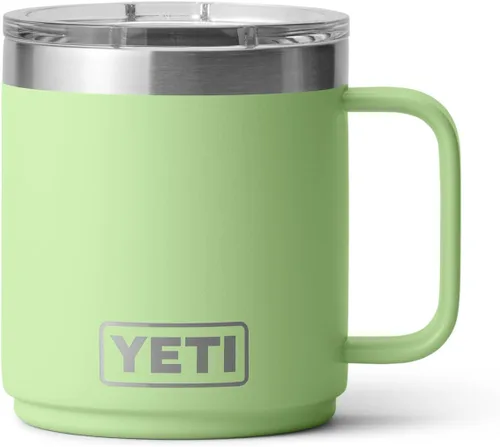 Vista 21 de YETI Rambler - Taza apilable de 10 onzas, aislada al vacío, acero inoxidable con tapa MagSlider, acero inoxidable