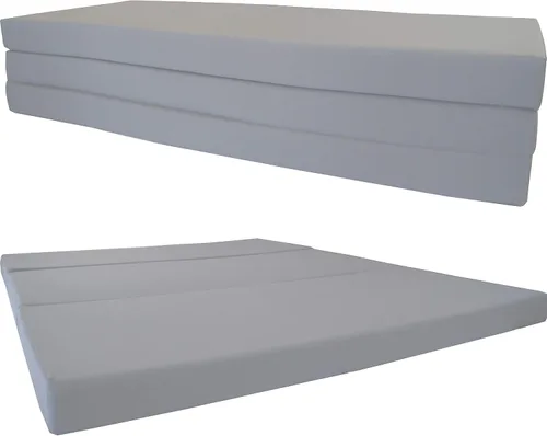 Vista 9 de Shikibuton Cama plegable en 3, espuma de alta densidad de 1.8 lbs, tamaño Twin, Full, Queen, colchones plegables. Turquesa