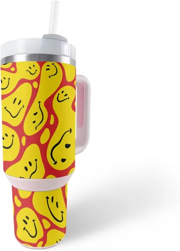 Vista 34 de MightySkins Skin - Vaso de vinilo compatible con Stanley The Quencher H2.0 FlowState de 40 onzas, Swirly, protectora, duradera y única, fácil