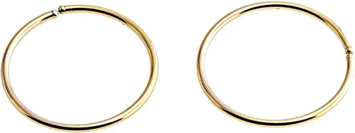 Vista 76 de Aretes de aro dorados y plateados para cartílago, nariz, tabique, oreja, hélix, tragus, joyería para mujer, hipoalergénicos, pequeños aros