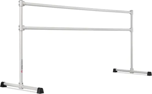 Vista 15 de VITA Barre - Barra de ballet doble portátil independiente, extrema, acero Altura fija, fabricada en Estados Unidos, equipo de ejercicio en casa