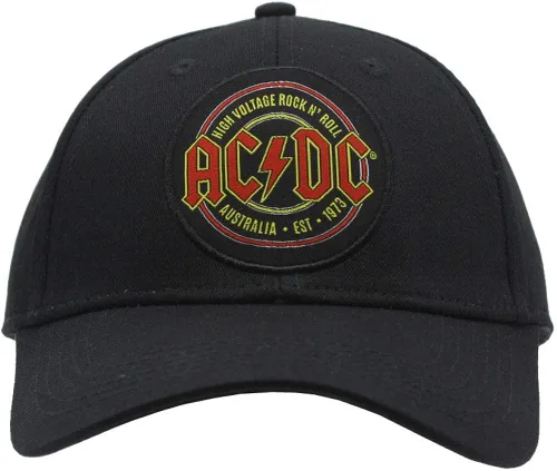 Vista 2 de Gorra de béisbol ajustable con banda de roca dura de color rojo y blanco, Beísbol, talla única