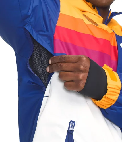 Vista 4 de Tipsy Elves Chaquetas de esquí para hombre - Divertidas y coloridas prendas de esquí con capucha impermeables para adultos
