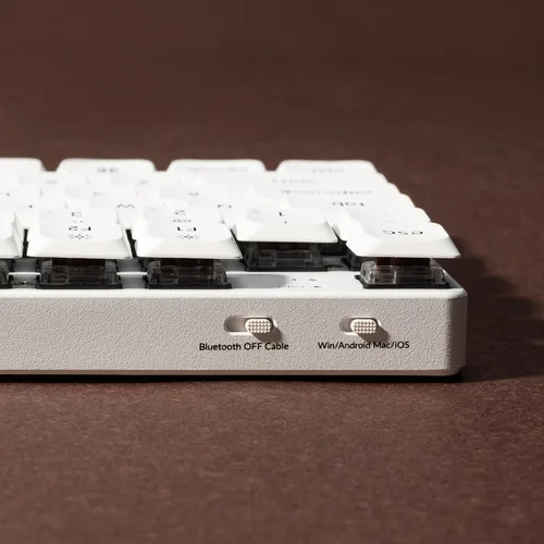 Vista 8 de Keychron K5 Pro Teclado mecánico ultradelgado QMKVIA personalizado, tamaño completo, 108 teclas programable RGB retroiluminado Bluetooth