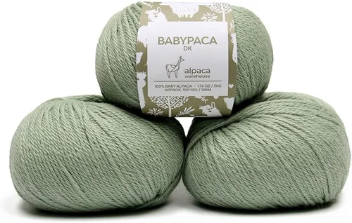 Vista 58 de Juego de 6 madejas de 100% lana de alpaca bebé (10.58 oz) de peso DK, fabricadas en Perú, celestial suave y perfecto para tejer y hacer ganchillo