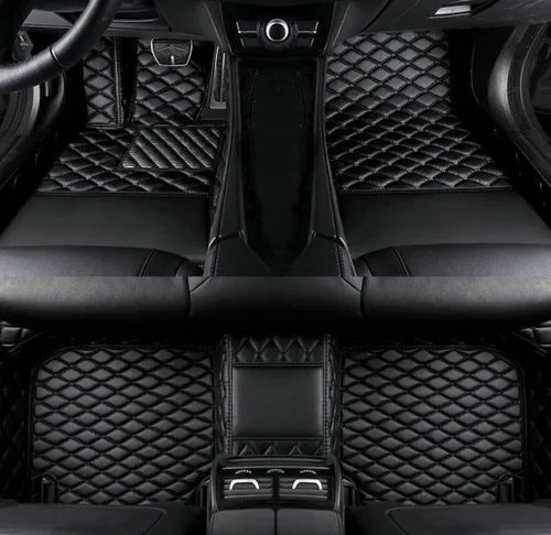 Vista 35 de Alfombrillas personalizadas para automóvil adecuadas para el 99% de automóviles, camiones, SUV, alfombrillas para todo tipo de clima, alfombrillas