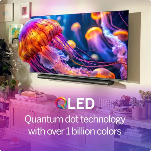 Vista 5 de VIZIO Smart TV Quantum Pro 4K 120Hz QLED HDR10+ de 50 pulgadas con Dolby Vision, Active Full Array, 240Hz @ 1080p PC Gaming, WiFi 6E, Apple AirPlay
