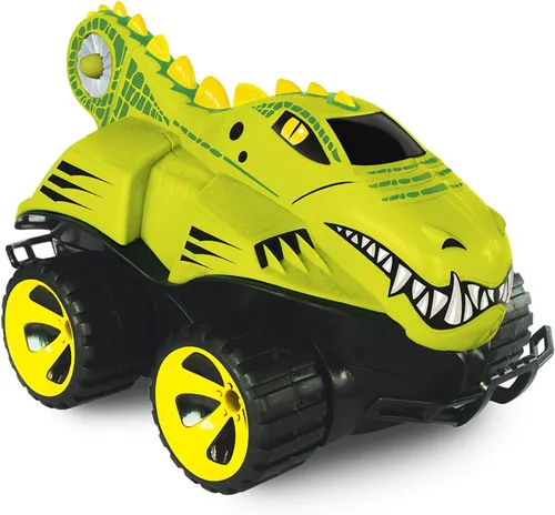 Vista 2 de Kid Galaxy anfibia RC Car Mega morfismo cocodrilo. Todo terreno Control Remoto Juguete, 49 MHz.