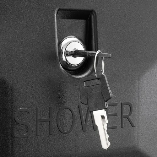 Vista 8 de RecPro RV - Kit de caja de ducha exterior con manguera 51, color negro