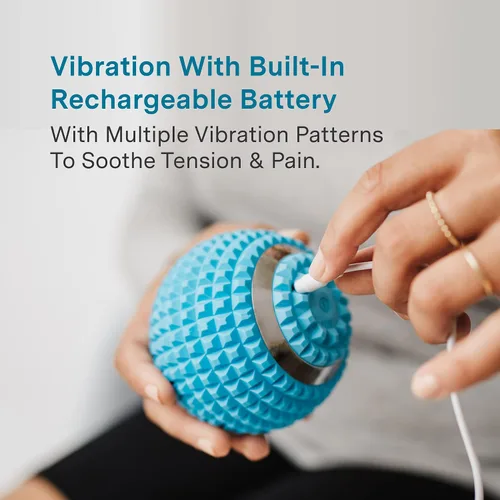 Vista 4 de Kanjo Bola vibratoria para aliviar el dolor de pies y acupresión, masajeador de apoyo para pies o piernas y relajante muscular