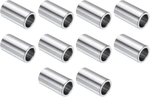 Vista 150 de uxcell 10 piezas de espaciador de acero inoxidable de 3/8" de diámetro interno x 3/4" de diámetro exterior x 1" de longitud, espaciador de rosca