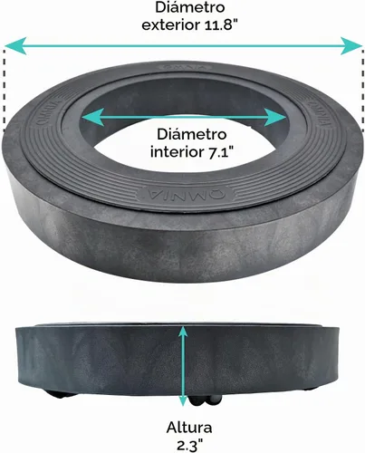 Vista 8 de Omnia Plant Glider: Organizador para plantas, 11.8 pulgadas, capacidad de 200 libras, carbón
