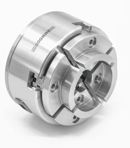 Vista 8 de NCK-3.75ZN/S1 Mandril de Torno para Madera 3-3/4" Juego de Mandril Autocentrante 1"x 8TPI Rosca Directa con tornillos prisioneros de bloqueo