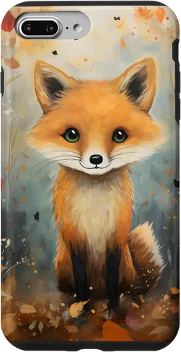 Vista 12 de Cute Fox Fall Woodland Forest Autumn Leaves Case for iPhone 17