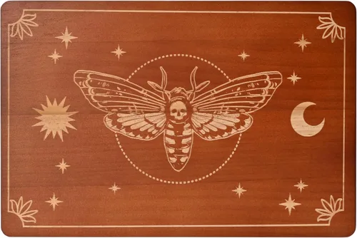 Vista 6 de Altar Table,Meditation Table Altar, Witch Small Altar Table, Buddhist Shrine, Wiccan Alter Table for Practicing Tarot Card,Decorative Riser Wood Tray