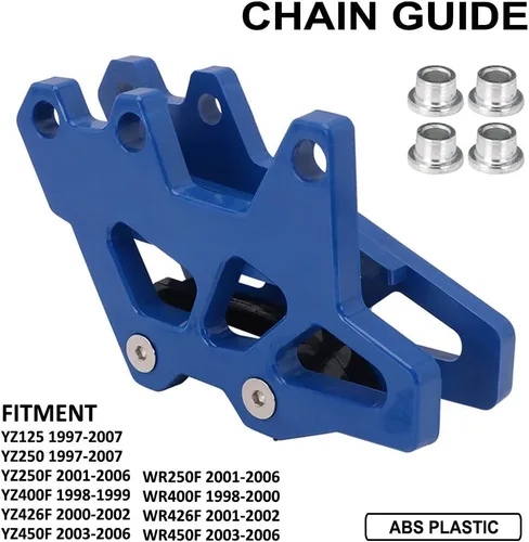 Vista 2 de AnXin Protector de cadena de plástico para motocicleta DR-Z400 2000-2004 DR-Z400E 2000-2007 DR-Z400S 2000-2018 Motocross - Azul