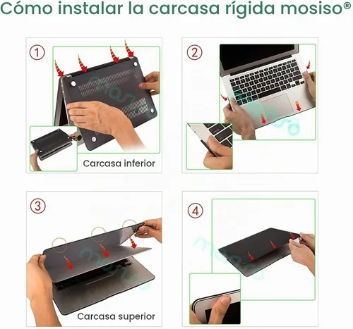Vista 3 de MOSISO Funda compatible con MacBook Air de 13 pulgadas A1369 A1466