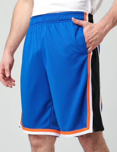 Vista 7 de Liberty Imports Paquete de 5 pantalones cortos de baloncesto atléticos de secado rápido para hombre, entrepierna de 9 pulgadas con bolsillos, ropa