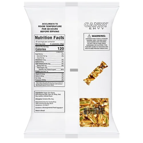 Vista 2 de Caramelos envueltos individualmente, bolsa de 2 libras, aproximadamente 190 piezas