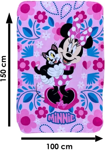 Vista 2 de MinnieMouse The Coolest Mouse in the World - Manta ligera y elegante (blanco)