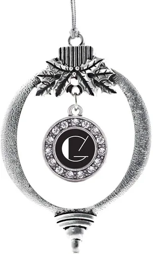Vista 349 de Inspired Silver - Adorno de cromosoma 21 con dije de círculo de plata con joyas de circonita cúbica
