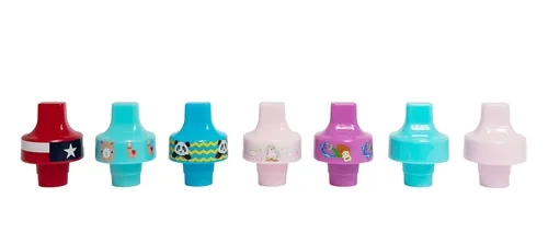 Vista 9 de Refresh-a-Baby Adaptador de boquilla superior reutilizable para botella, reutilizable, convierte fácilmente cualquier botella en un sorbo a prueba