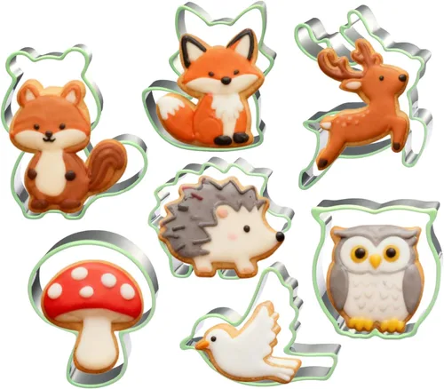 Vista 12 de LUBTOSMN Juego de cortadores de galletas con temática de abeja, juego