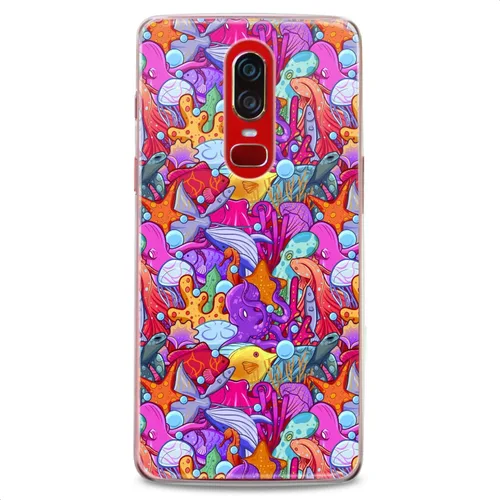 Vista 9 de Funda de repuesto de TPU para OnePlus 10 9 Pro 8T 7T 6T N10 200 5G 5T 7 Pro Nord 2 silicona Alien Trippy Slim Fit Linda ligera Crazy Teen Cool Clear