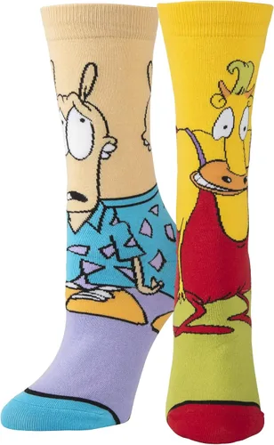 Vista 31 de Odd Sox - Calcetines divertidos y divertidos de Nickelodeon Aaahh monstruos reales