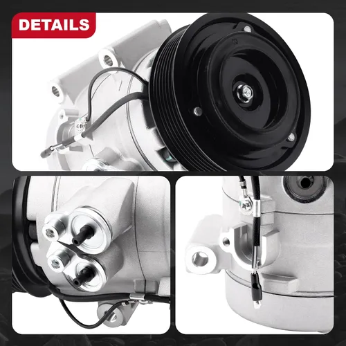Vista 5 de Conjunto de compresor de CA compatible con Tacoma 2005 2006 2007 2008 2009 2010 2011 2012 2013 2014 2015 2.7L 4.0L reemplaza 88320-04060