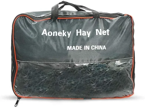 Vista 5 de Aoneky Bale Hay Net -Average Feed Haynet for Horses - 6 x 6 ft / 5 x 5 ft