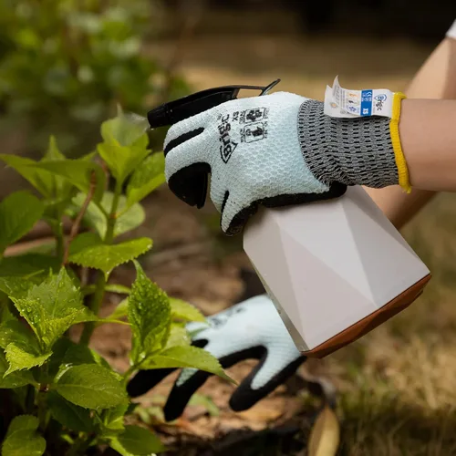 Vista 3 de Guantes de jardinería: refrescantes, finos, táctiles, guantes de jardín de trabajo al aire libre para mujeres, herramienta de jardinería