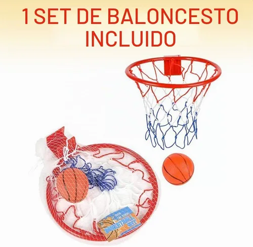 Vista 2 de ArtCreativity Mini juego de aro de baloncesto para colocar sobre la puerta, fácil de colgar, no requiere montaje, incluye 1 mini bola y aro de red