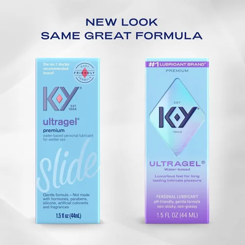 Vista 8 de Lubricante personal Ultragel K-Y - 1.5 oz, paquete de 3