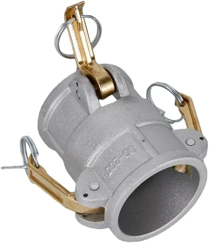 Vista 5 de Tipo acoplador de aluminio del carrete de la colocación de Camlock, 2" Camlock hembra x 2" Camlock hembra