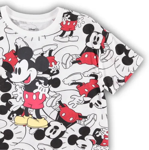 Vista 5 de Disney Camisa de Mickey Mouse para mujer, ropa de Mickey Mouse, con estampado de Mickey Mouse