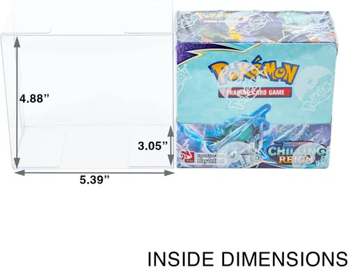 Vista 2 de Platinum Protectors Funda protectora para Pokemon Booster Box Pantalla de plástico transparente – Resistente a los rayos UV y a los arañazos