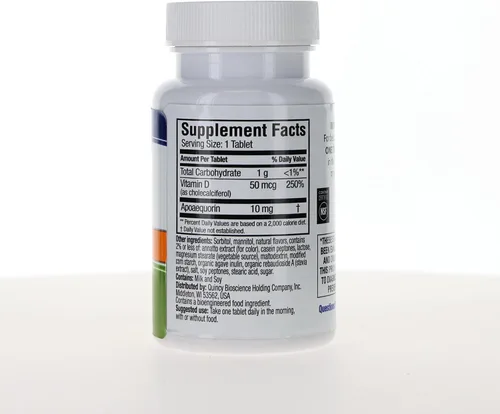 Vista 3 de Prevagen Mejora la memoria, fuerza regular, 10 mg, 30 masticables, naranja, paquete de 2 unidades, con apoequorina y vitamina D y prevagen 7 días