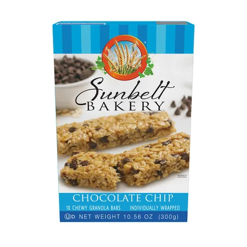 Vista 2 de Sunbelt Bakery Barras de granola masticables dulces y saladas de almendras, barras de 50-1.0 onzas (5 cajas)