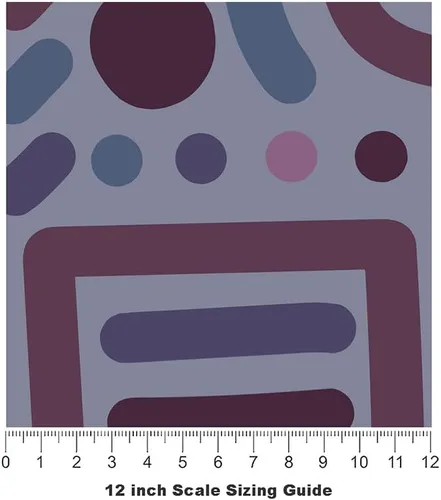 Vista 4 de Rwraps - Rollo de película de vinilo brillante con diseño abstracto de Austere Principe, 59 x 1 pie, color morado