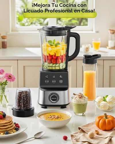 Vista 7 de Batidora profesional de encimera HoninJoy de 1400 W para cocina