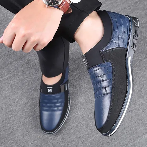 Vista 7 de COSIDRAM Zapatos casuales para hombre, mocasines cómodos, zapatos para caminar, para negocios, trabajo, oficina