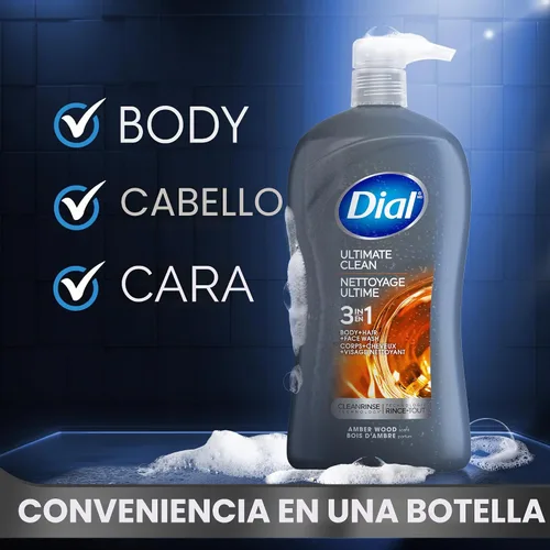 Vista 3 de Jabón Hydro Fresh para cuerpo y cabello Dial For Men, 32 onza