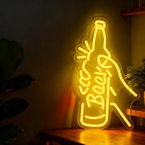Vista 13 de Letrero de neón de levantamiento de pesas para decoración de pared, letras iluminadas, letrero LED de negocios, regalo de fiesta deportiva, letrero