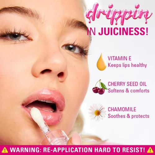 Vista 19 de Revolution Pout - Aceite de labios Juicy Peach Durazno (Juicy Peach)