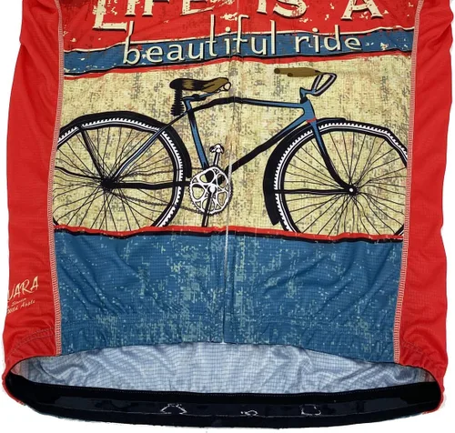 Vista 7 de Life is A Beautiful Ride - Camiseta de ciclismo para hombre