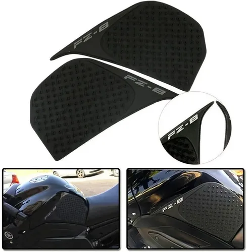 Vista 2 de Motorcycle Tank Protector Motorcycle Anti Slip Tank Pad Side Sticker Protector Gas Knee Grip Traction Decal for FZ6 FZ-6 FZ8 FZ-8 Stickers