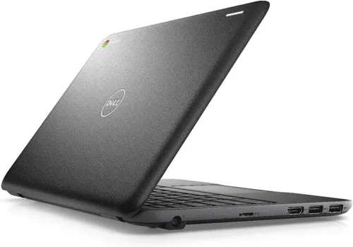 Vista 5 de Dell Laptop Chromebook 3180, computadora portátil de 11.6 pulgadas, Intel Celeron N3060, 4 GB de RAM, SSD de 16 GB, cámara web, Wi-Fi, Bluetooth