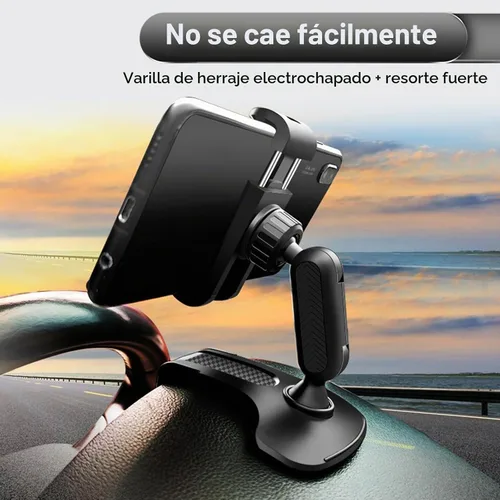 Vista 5 de Downhill 1 PC Soporte para smartphone para salpicadero de coche, soporte para smartphone con rotación de 360 grados, soporte multifuncional