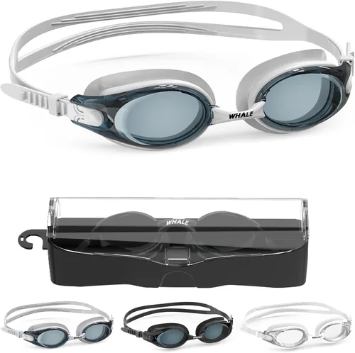 Vista 8 de Whale swim goggles HD Anti-fog Swimming Goggles Adults/Youths Both Suitable